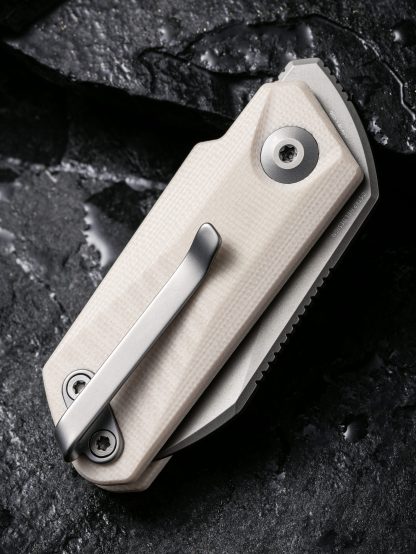 CIVIVI Ki-V Slip Joint Knife - Ivory G10 Handle - Image 5