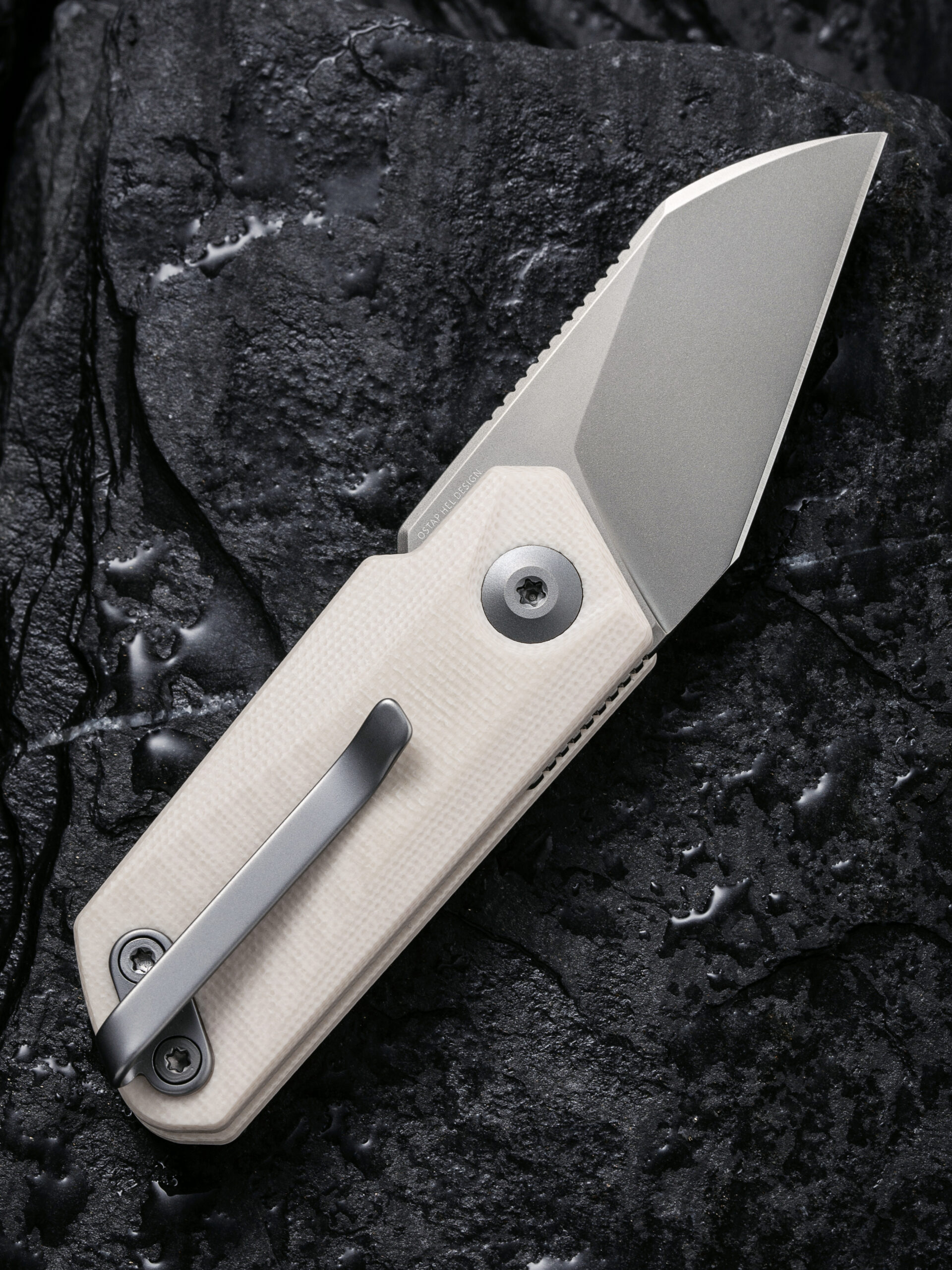 CIVIVI Ki-V Slip Joint Knife - Ivory G10 Handle - Image 2