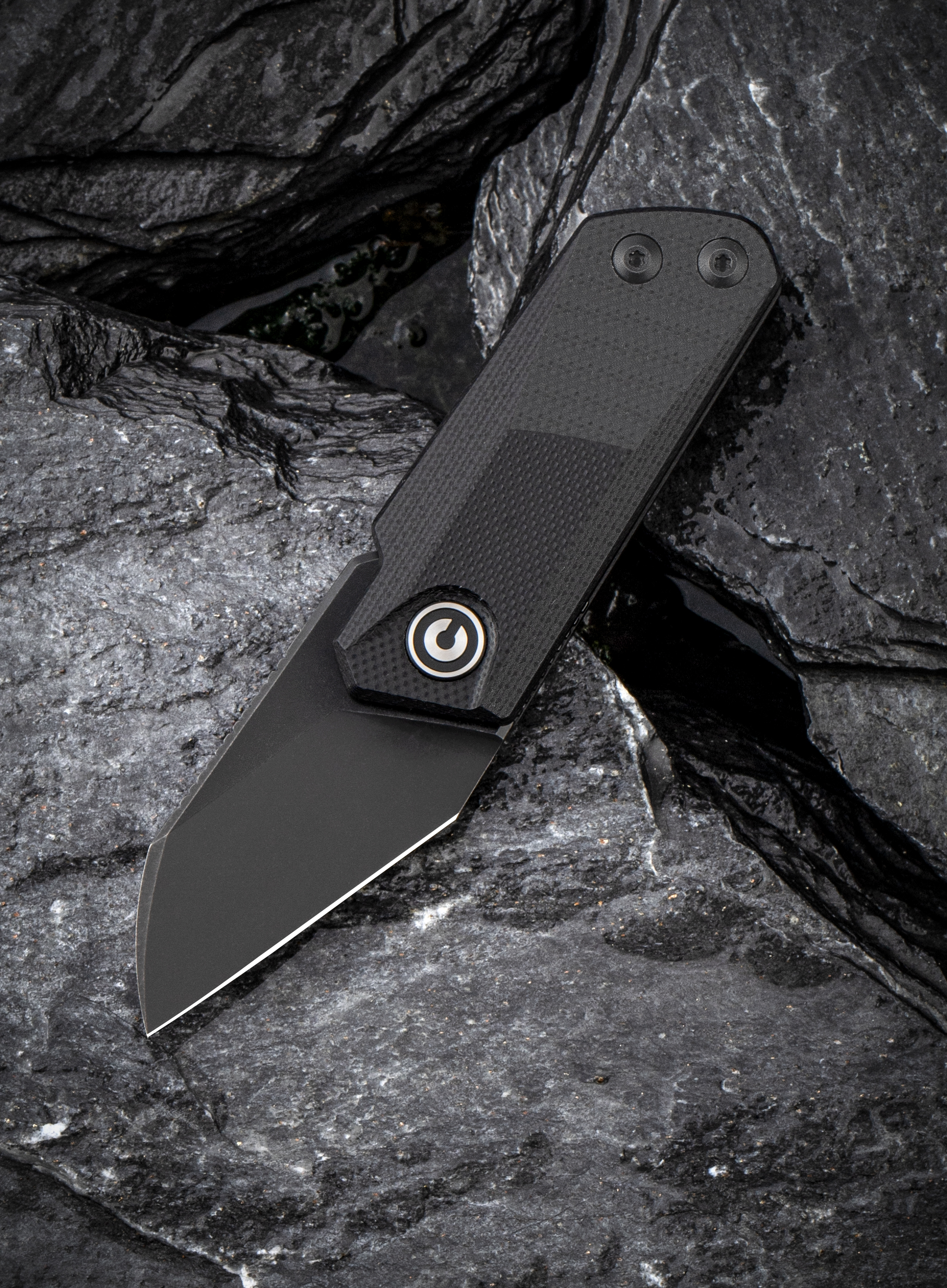 CIVIVI Ki-V Slip Joint Knife - Black G10 Handle - Image 2