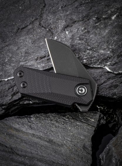 CIVIVI Ki-V Slip Joint Knife - Black G10 Handle - Image 4