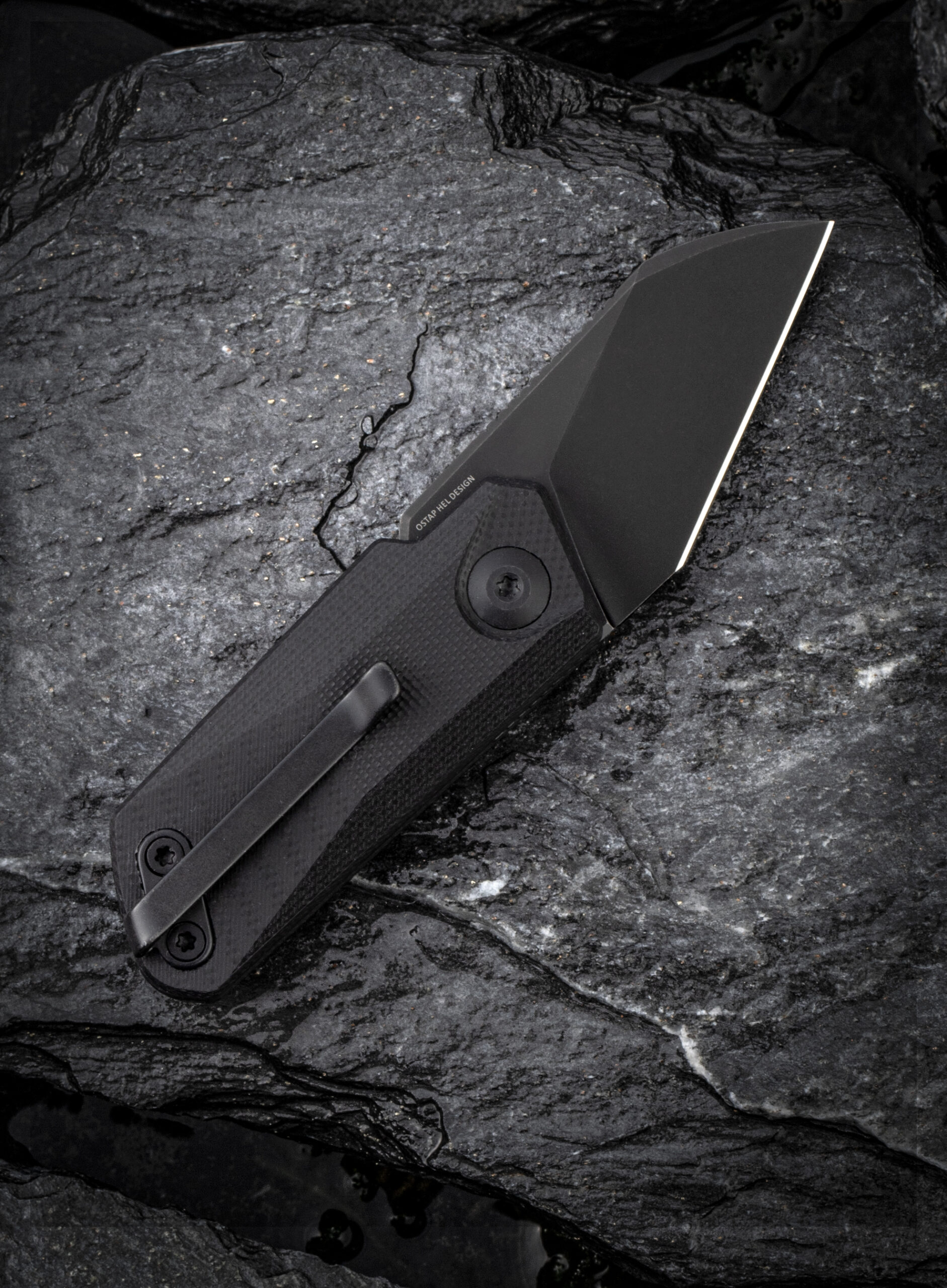 CIVIVI Ki-V Slip Joint Knife - Black G10 Handle - Image 5
