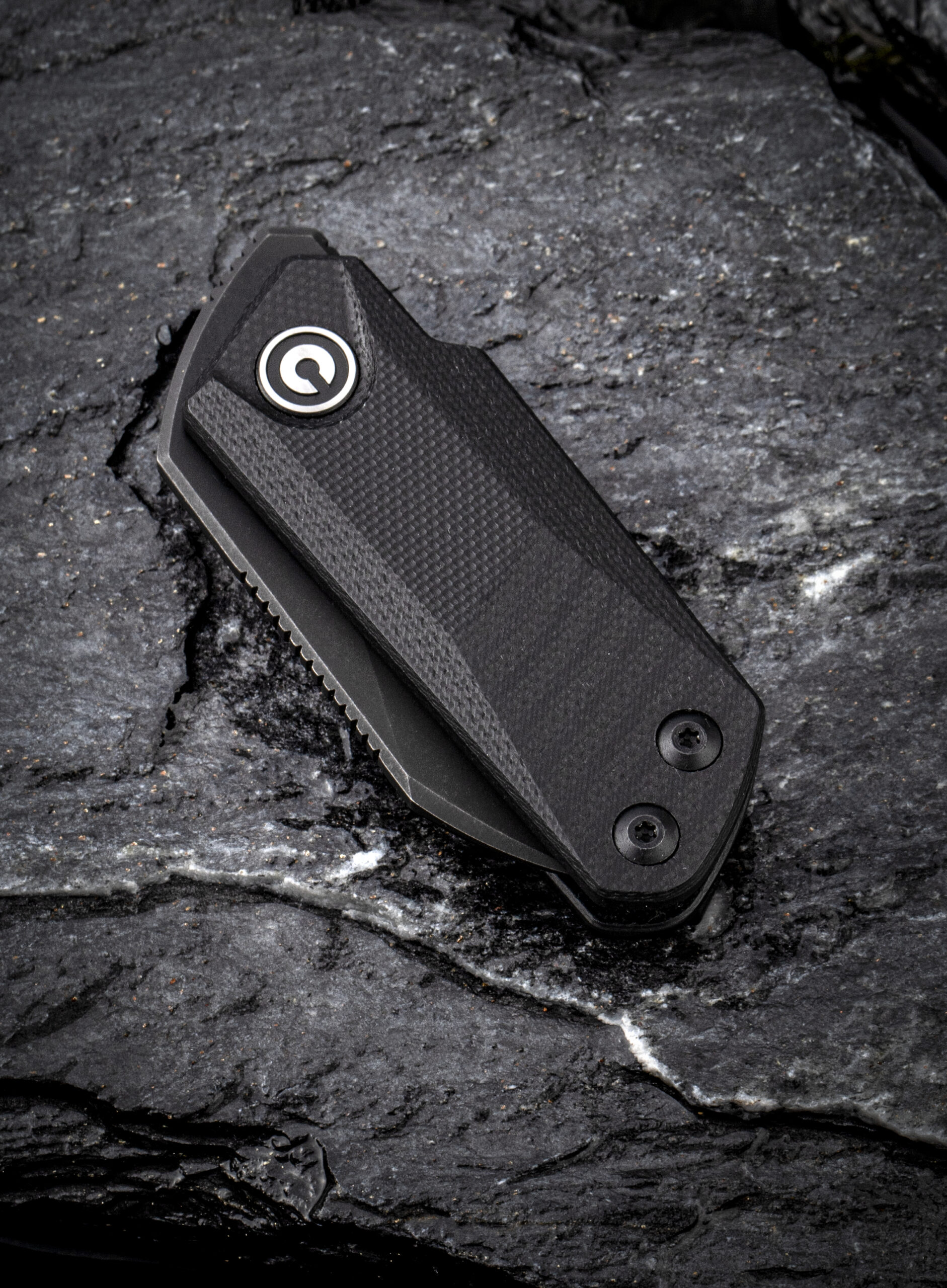 CIVIVI Ki-V Slip Joint Knife - Black G10 Handle - Image 3