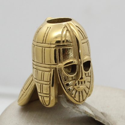 Hoo Helmet Bead (Gold)