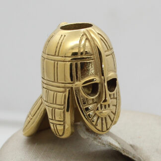 Hoo Helmet Bead (Gold)