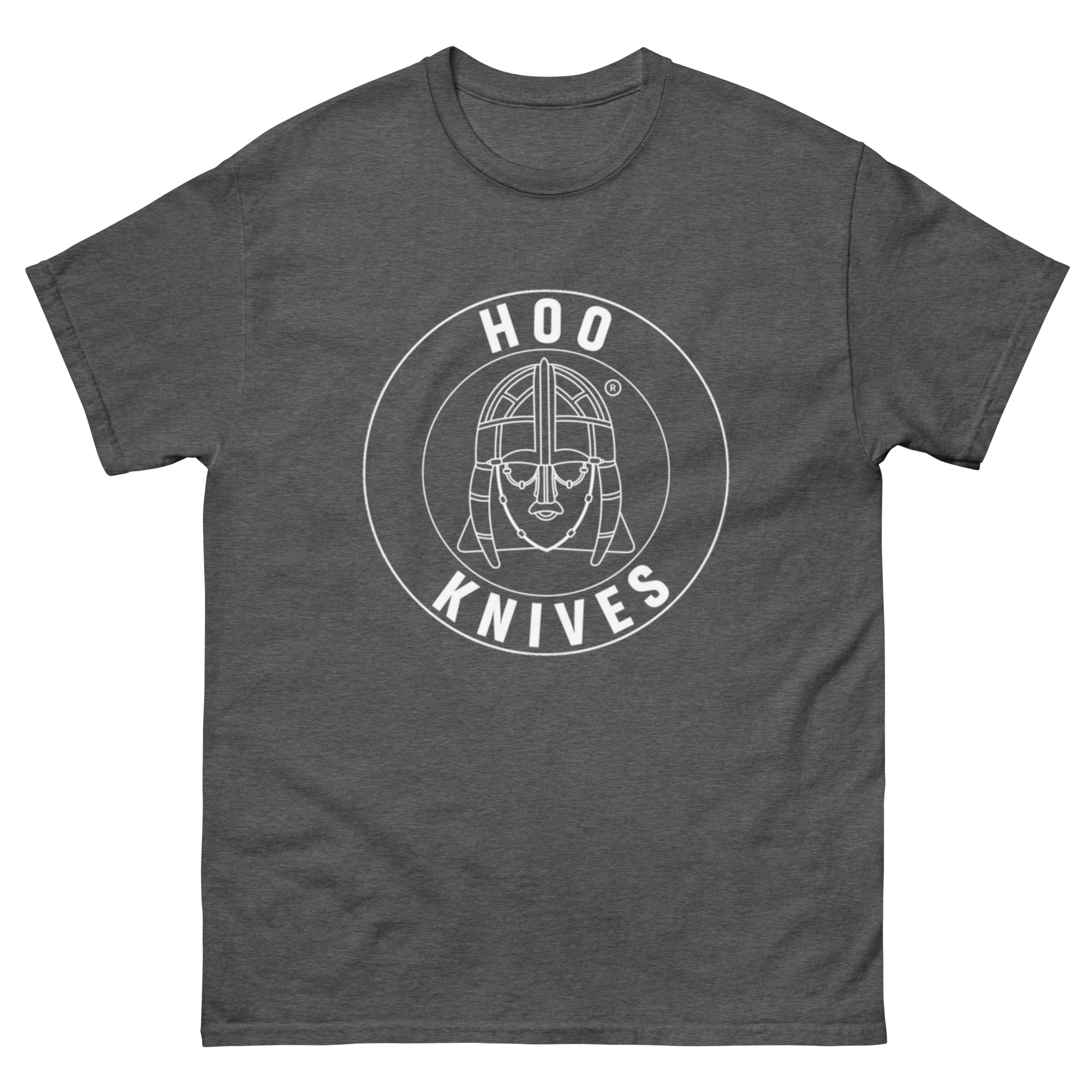 Hoo - Cotton T-Shirt - Unisex - Dark Heather