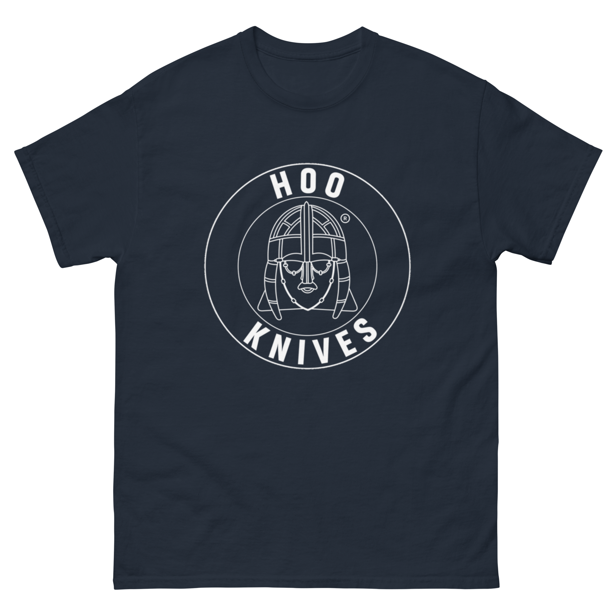 Hoo - Cotton T-Shirt - Unisex - Navy