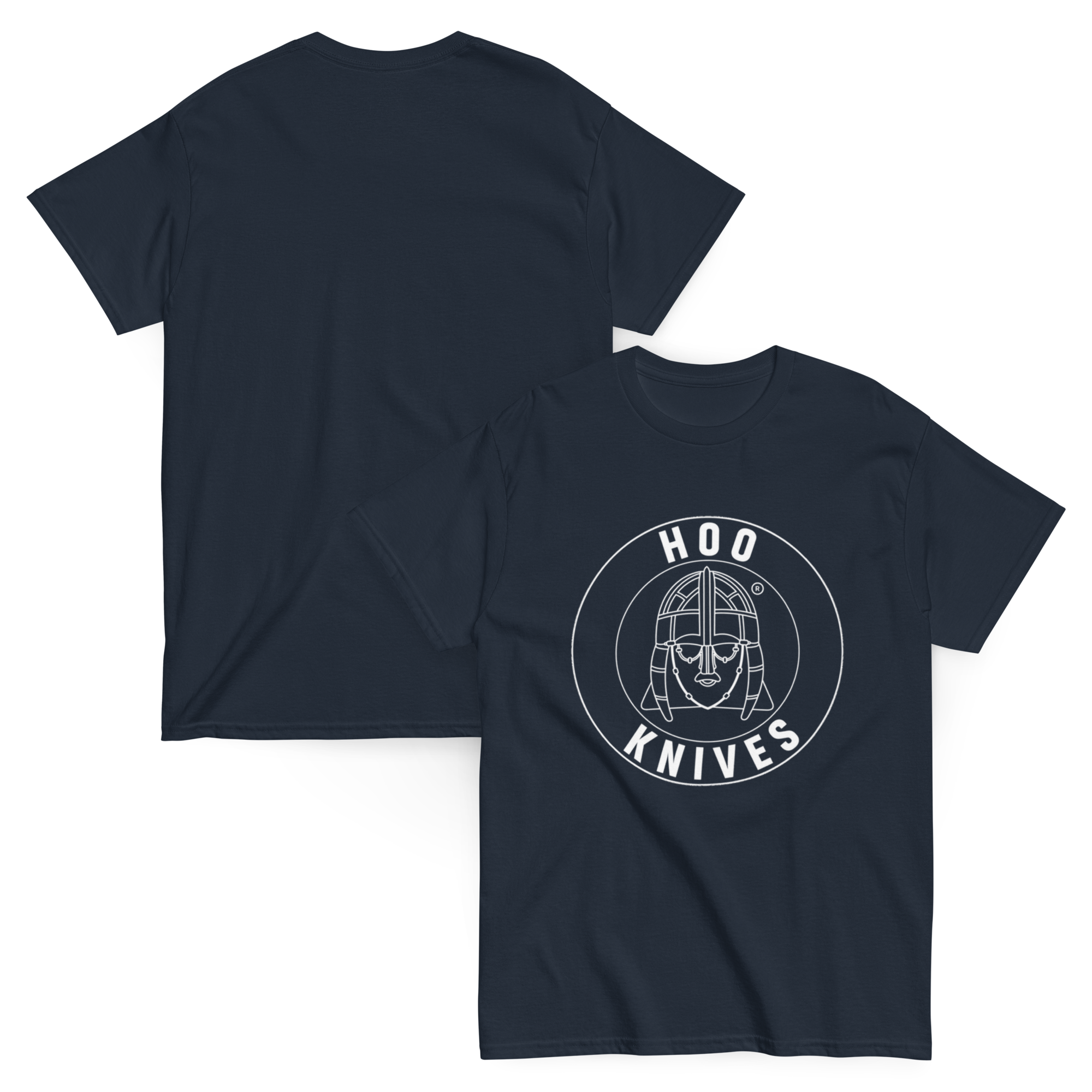 Hoo - Cotton T-Shirt - Unisex - Navy - Image 2