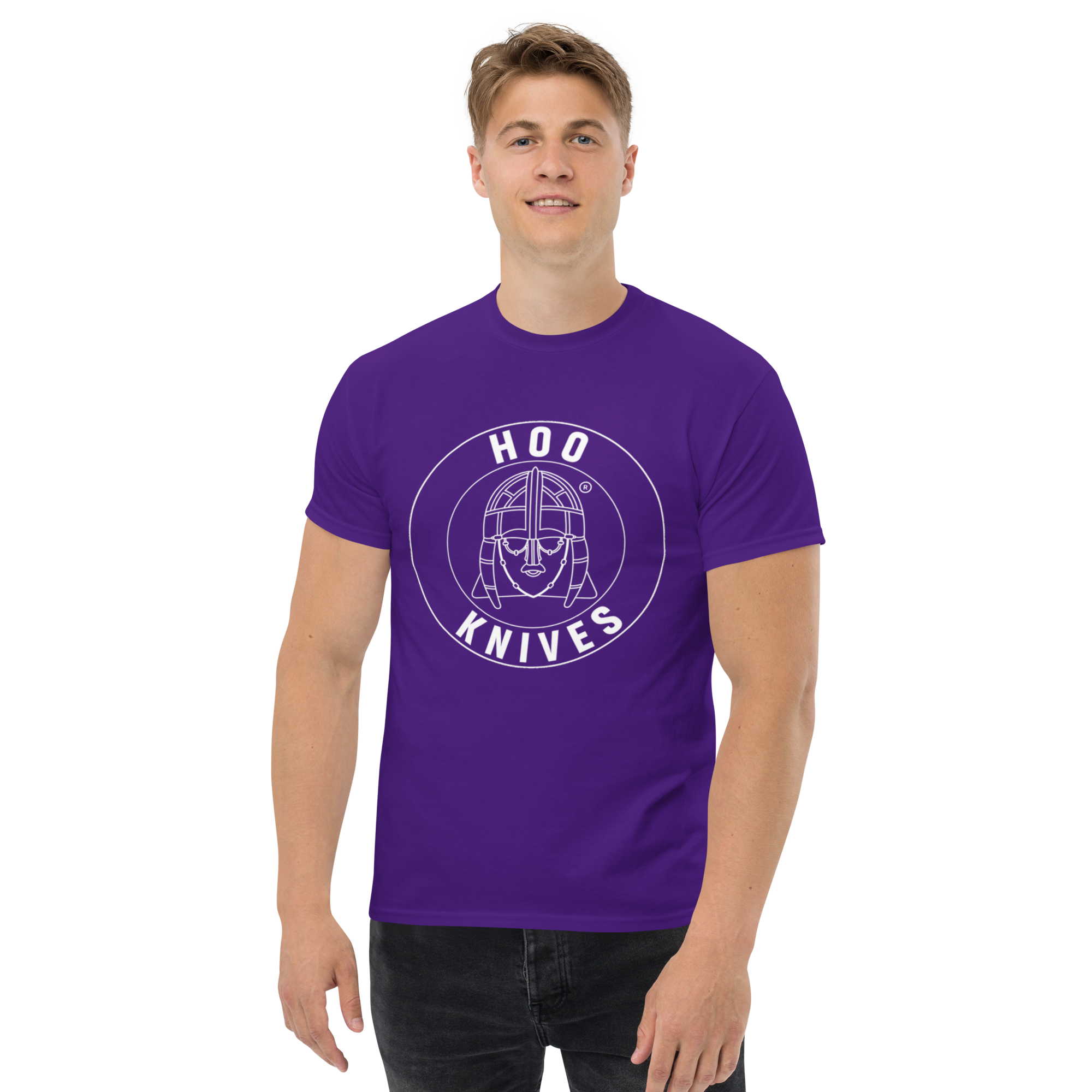Hoo - Cotton T-Shirt - Unisex - Purple - Image 5