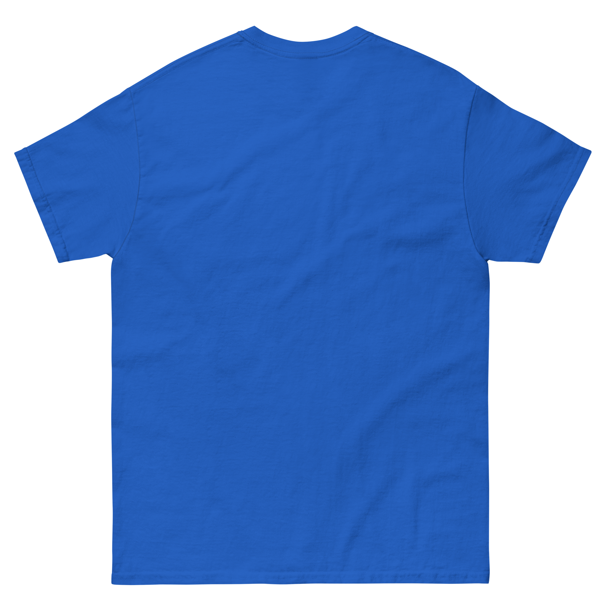 Hoo - Cotton T-Shirt - Unisex - Royal Blue - Image 4