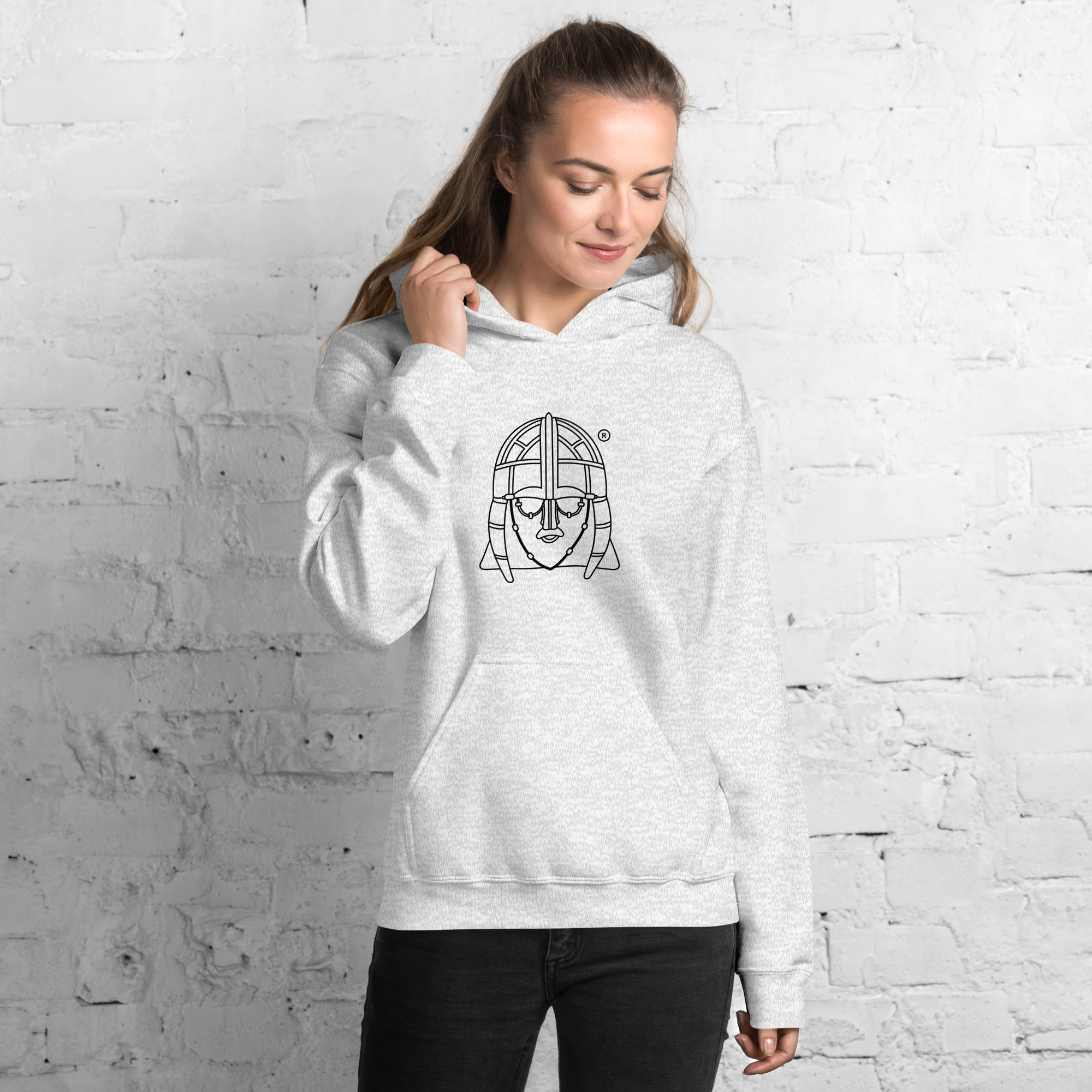 Hoo Hoodie - Unisex - Ash Grey - Image 5