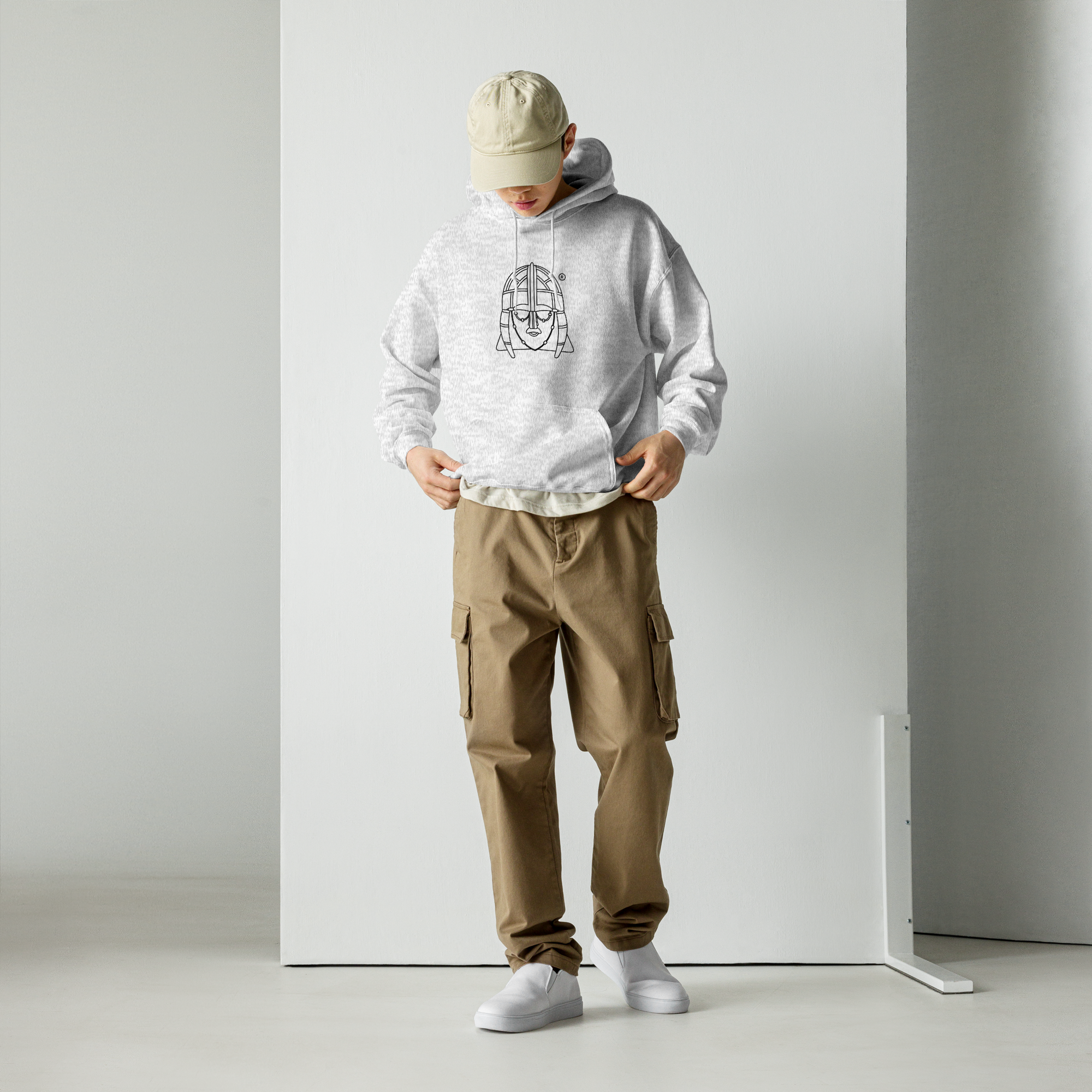 Hoo Hoodie - Unisex - Ash Grey - Image 4