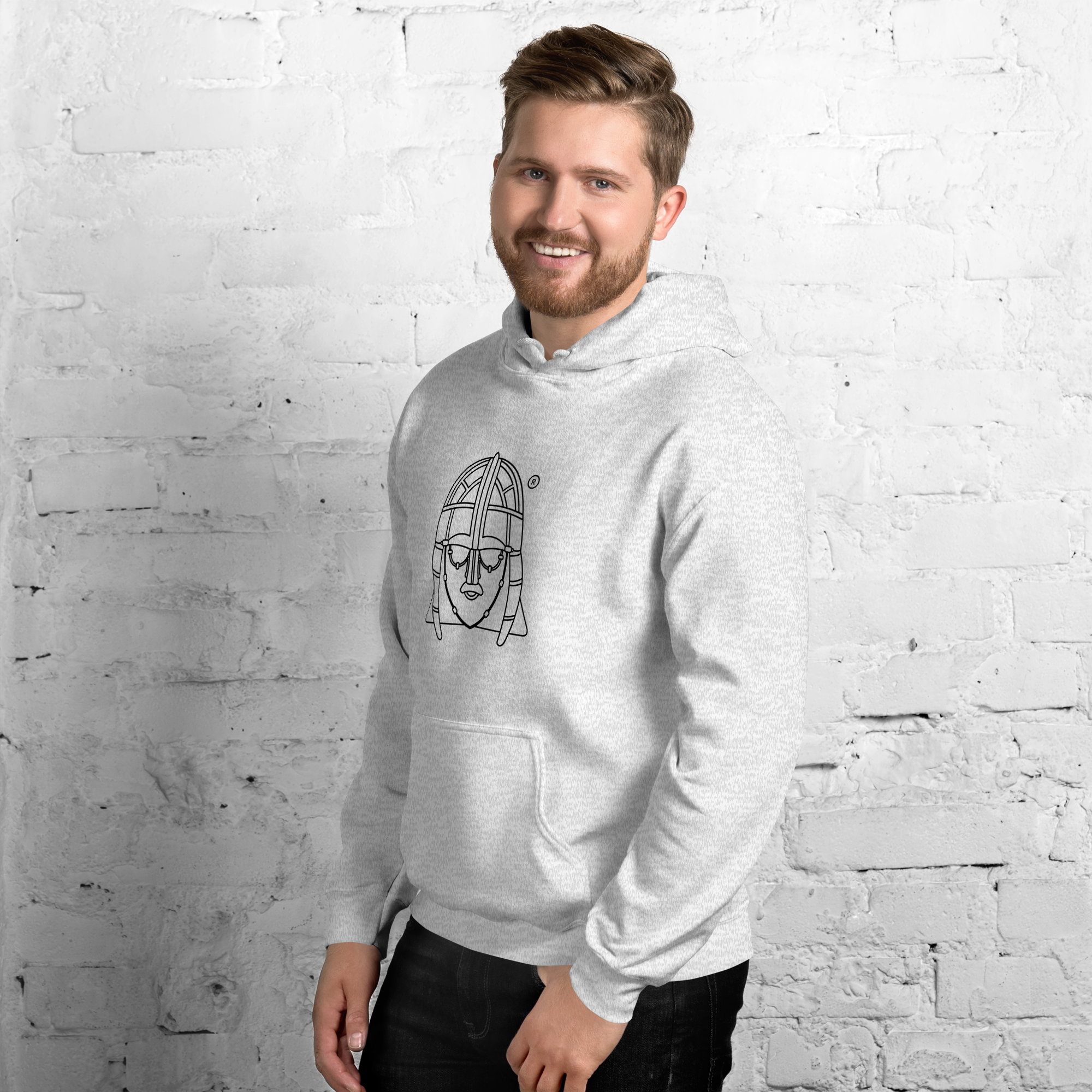 Hoo Hoodie - Unisex - Ash Grey - Image 10