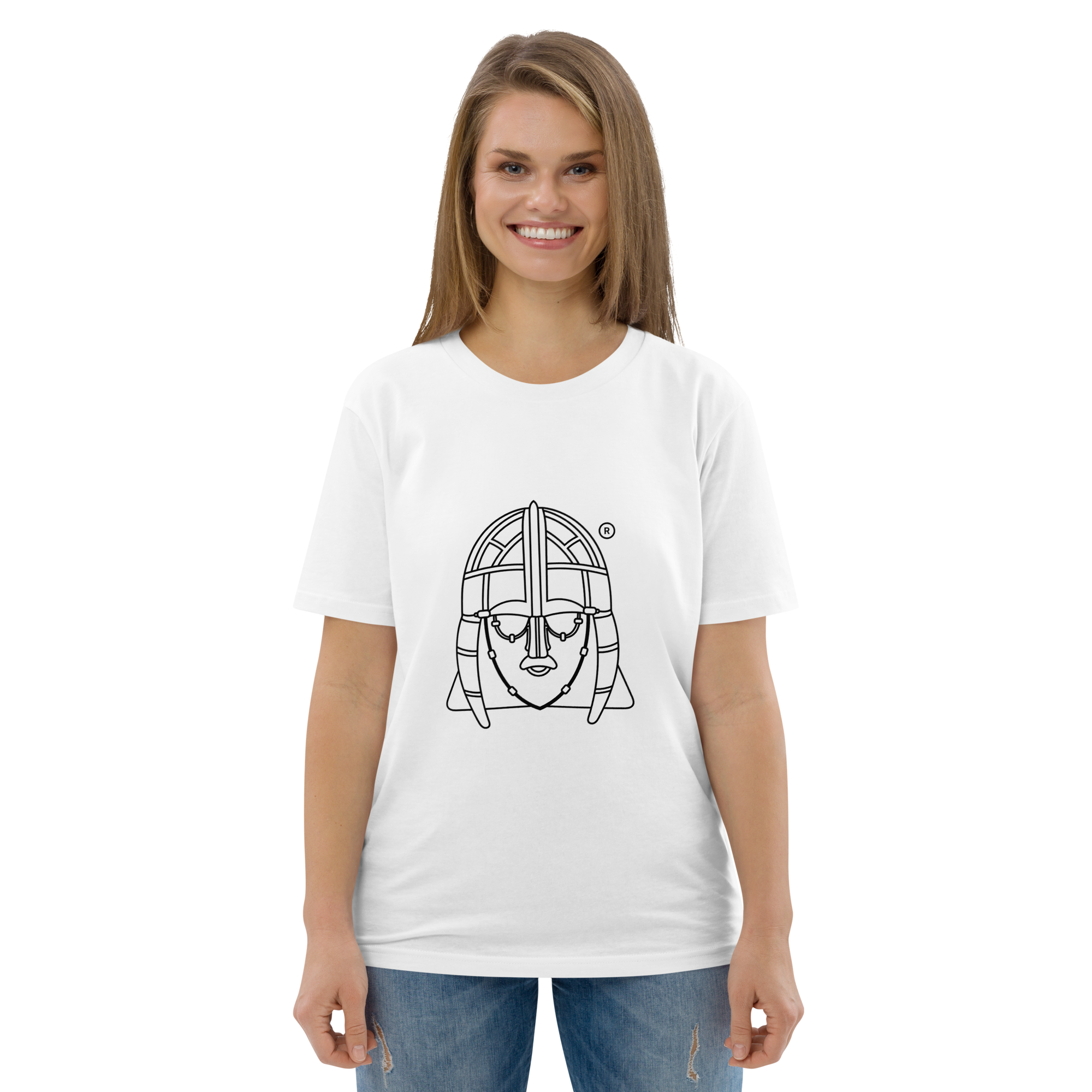 Hoo - Organic Cotton T-Shirt - Unisex - White - Image 5