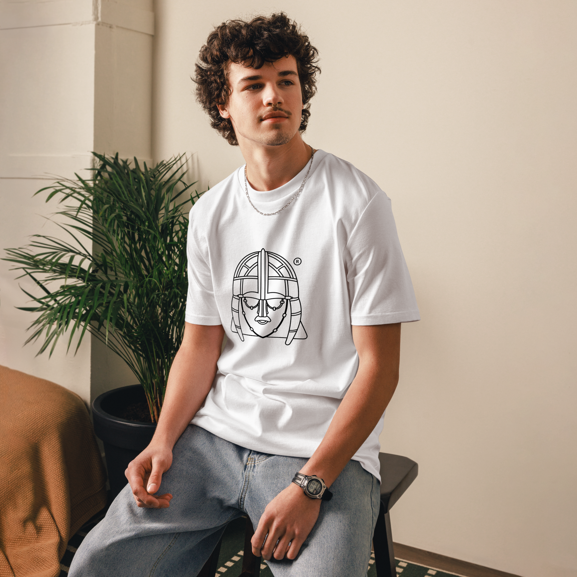 Hoo - Organic Cotton T-Shirt - Unisex - White - Image 7