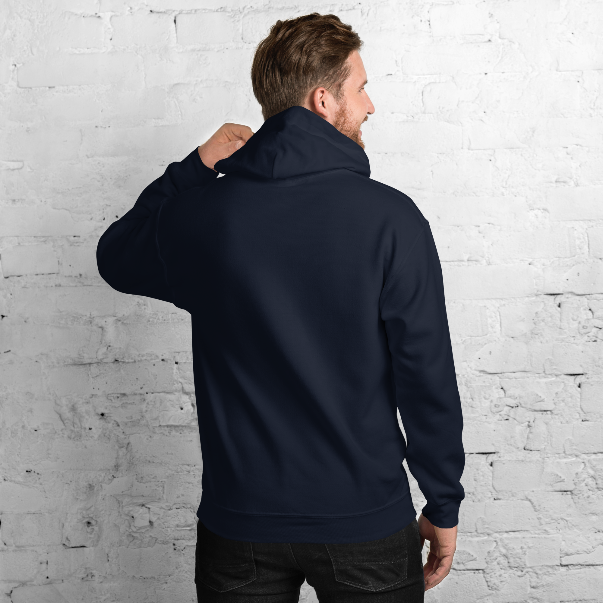 Hoo Hoodie - Unisex - Navy - Image 10