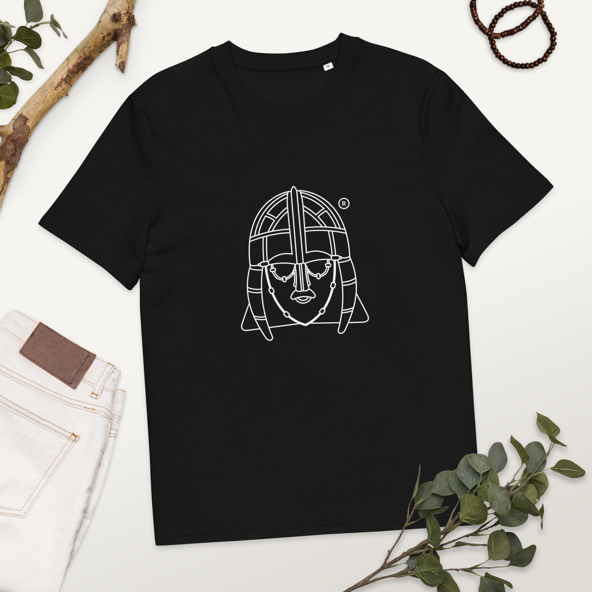 Hoo - Organic Cotton T-Shirt - Unisex - Black - Image 7