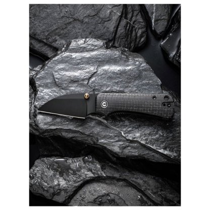 CIVIVI Baby Banter - Wharncliffe - Black Burlap Micarta - Image 7