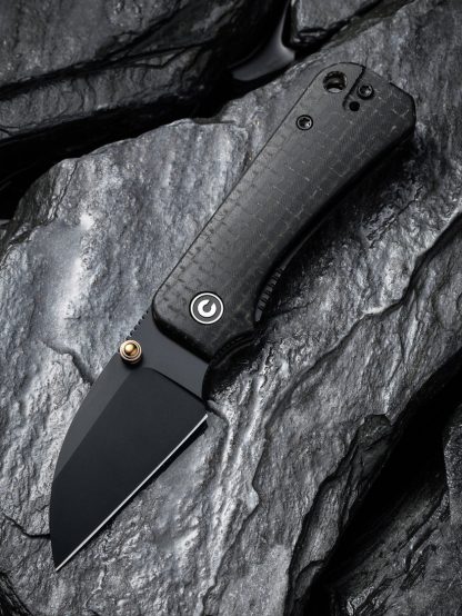 CIVIVI Baby Banter - Wharncliffe - Black Burlap Micarta