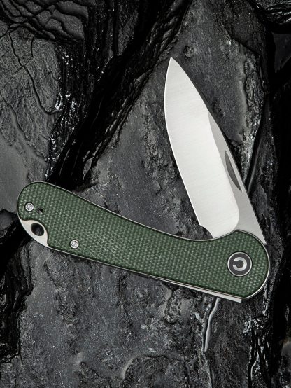 CIVIVI Elementum - Slip Joint - Green Micarta - Image 6