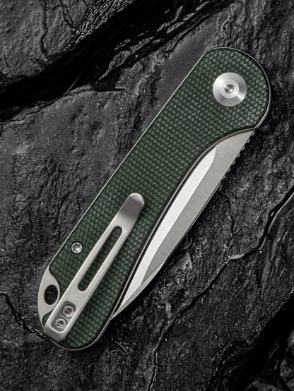 CIVIVI Elementum - Slip Joint - Green Micarta - Image 4