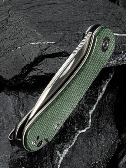 CIVIVI Elementum - Slip Joint - Green Micarta - Image 3