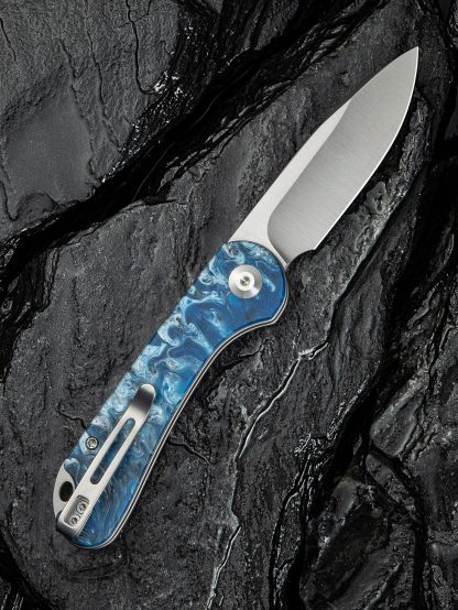 CIVIVI Elementum Slip Joint - Blue Ocean Resin - Image 7