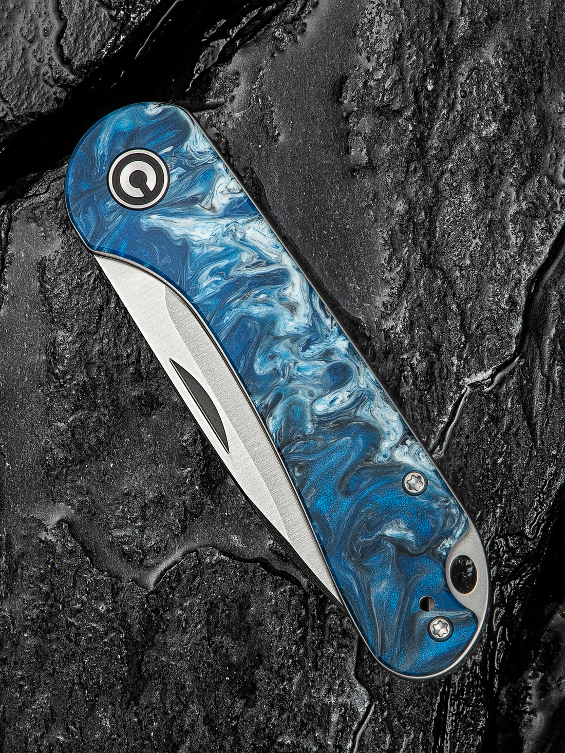CIVIVI Elementum Slip Joint - Blue Ocean Resin - Image 5