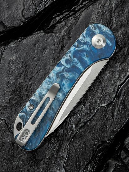 CIVIVI Elementum Slip Joint - Blue Ocean Resin - Image 4