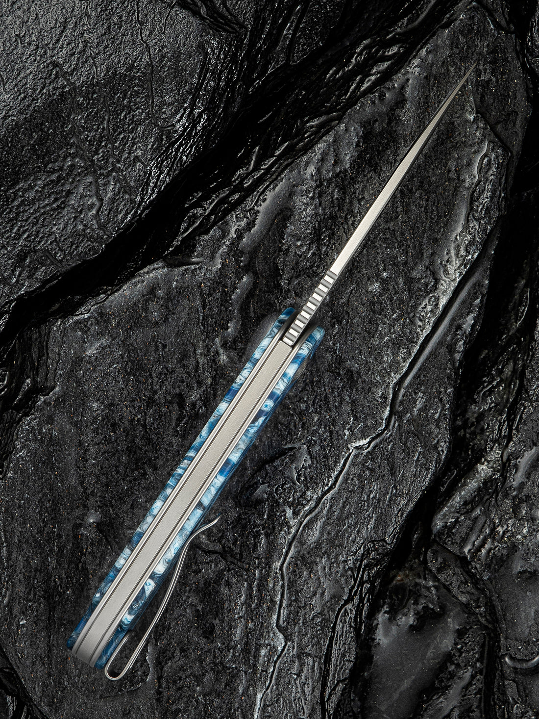 CIVIVI Elementum Slip Joint - Blue Ocean Resin - Image 2