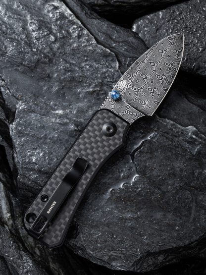 CIVIVI Baby Banter - Carbon Fiber & G10 - Damascus - Image 2
