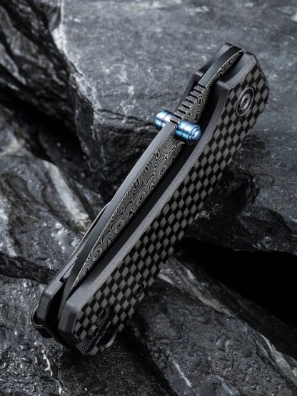 CIVIVI Baby Banter - Carbon Fiber & G10 - Damascus - Image 3
