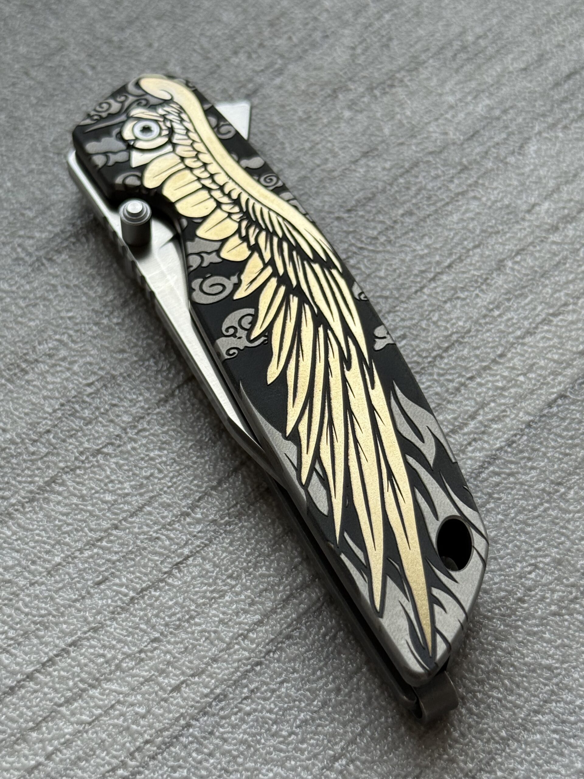 Hoo Knives - Phoenix - Engraved - Image 8