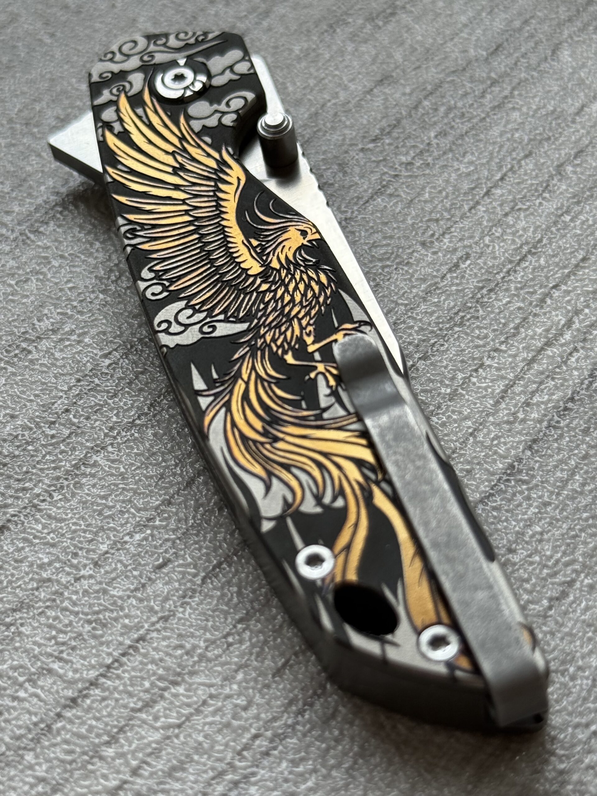 Hoo Knives - Phoenix - Engraved - Image 10