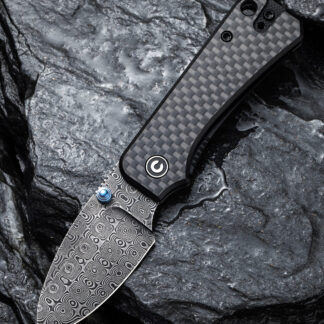 CIVIVI Baby Banter - Carbon Fiber & G10 - Damascus