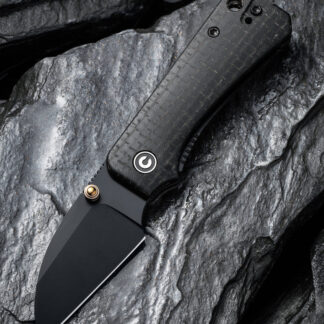CIVIVI Baby Banter - Wharncliffe - Black Burlap Micarta