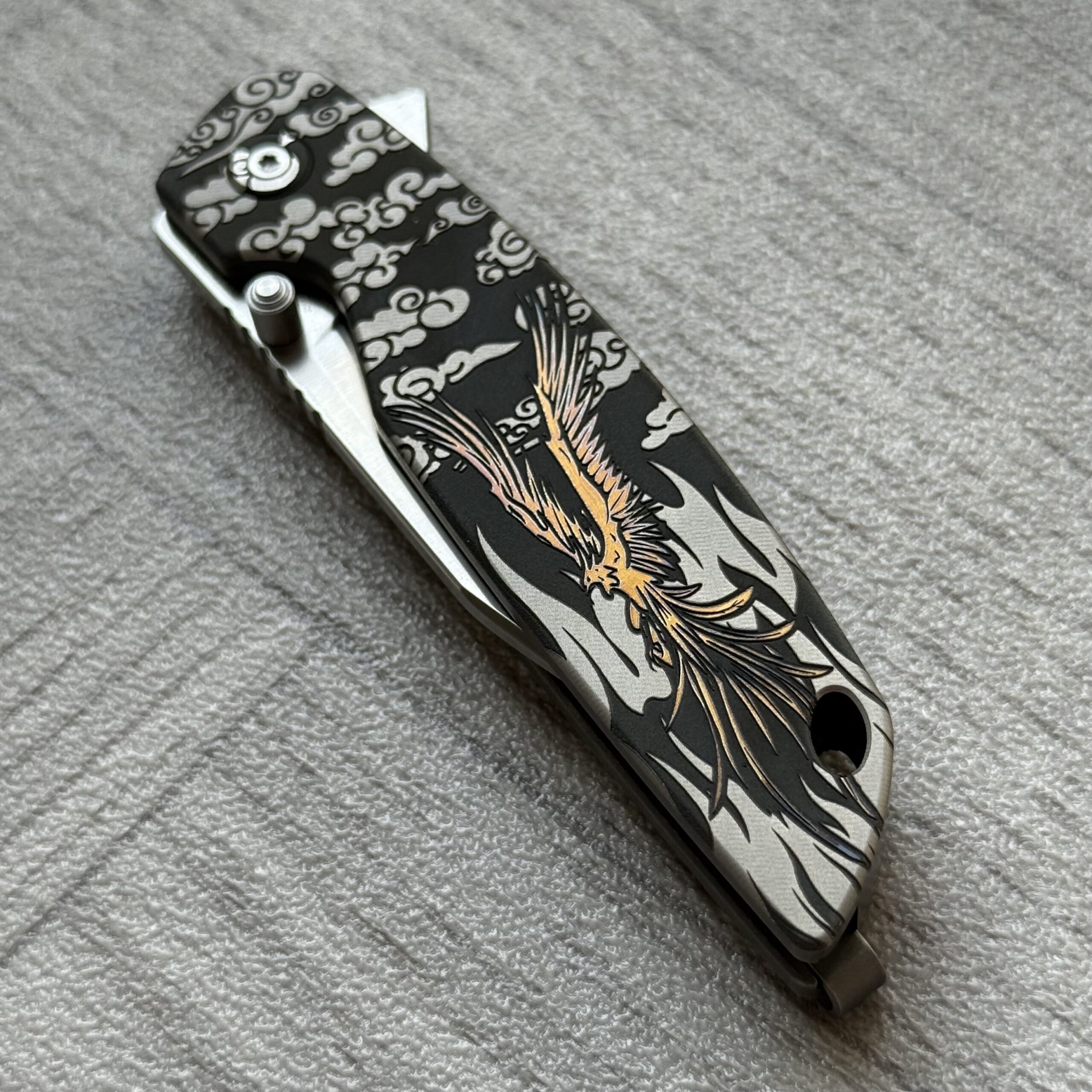 Hoo Knives - Phoenix - Engraved #2 - Image 3