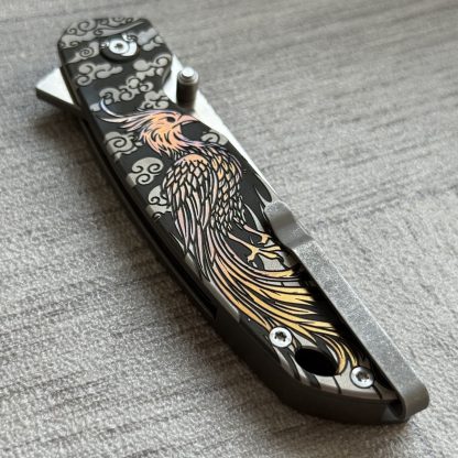 Hoo Knives - Phoenix - Engraved #2