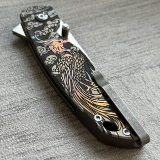 Hoo Knives - Phoenix - Engraved #2