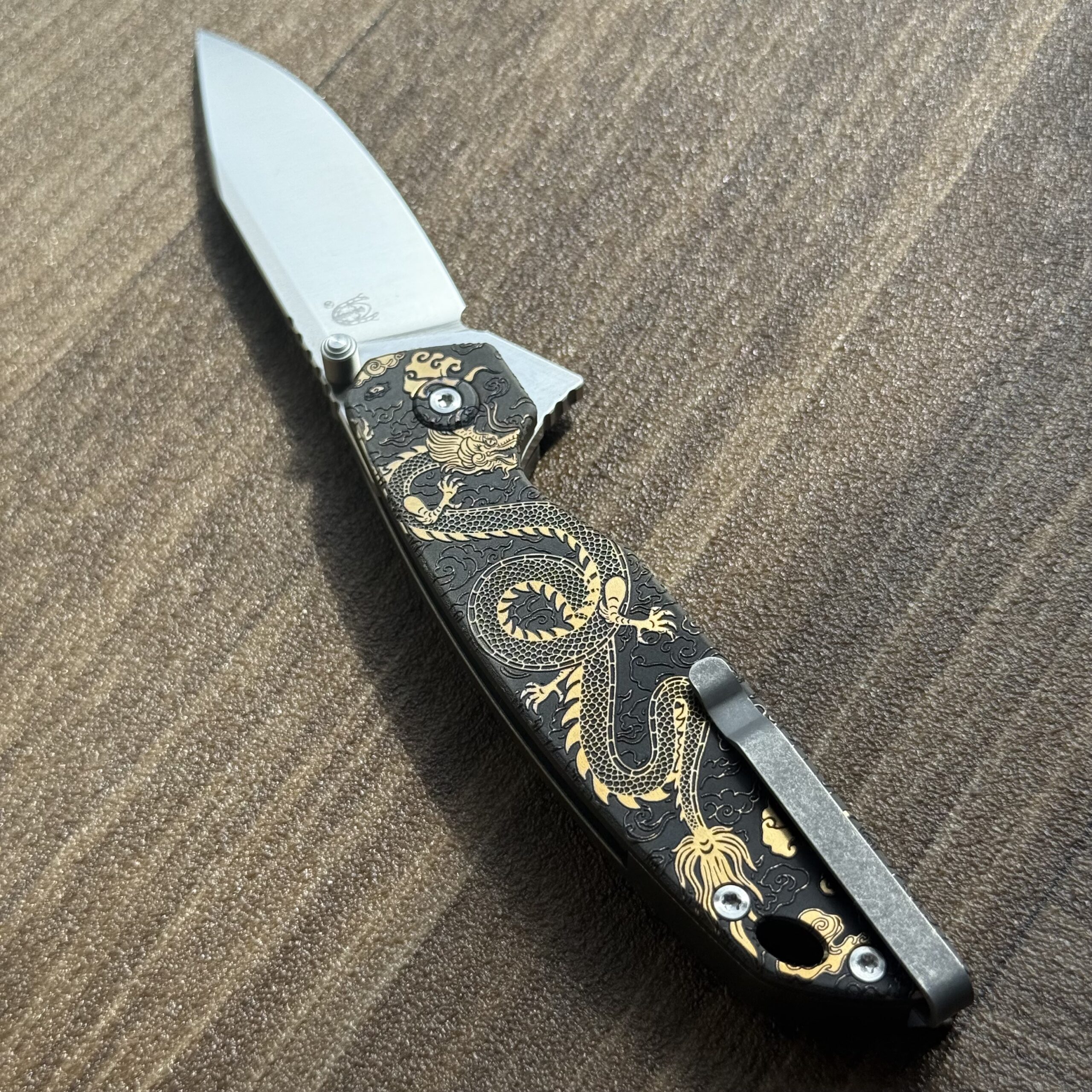 Hoo Knives - Phoenix - Engraved - Dragon Design - Image 2