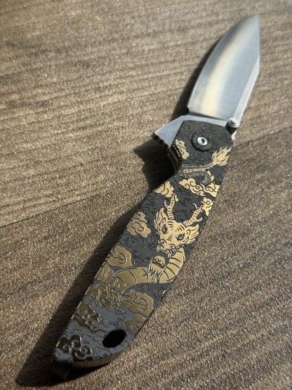 Hoo Knives - Phoenix - Engraved - Dragon Design - Image 3
