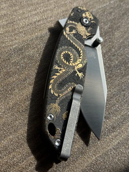 Hoo Knives - Phoenix - Engraved - Dragon Design - Image 4
