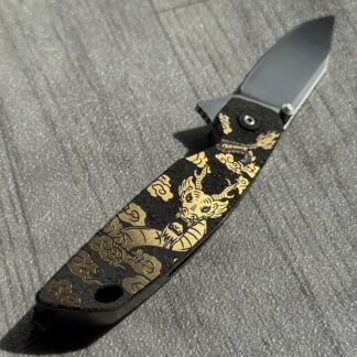 Hoo Knives - Phoenix - Engraved - Dragon Design