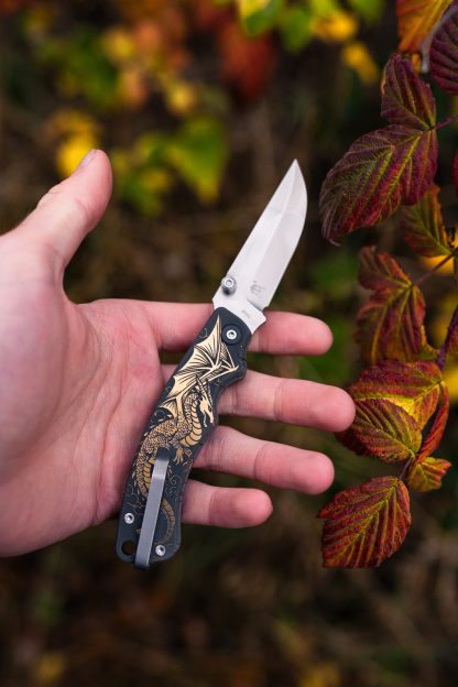 Hoo Knives Dragon - Rise of the Dragon - Engraved - Image 4