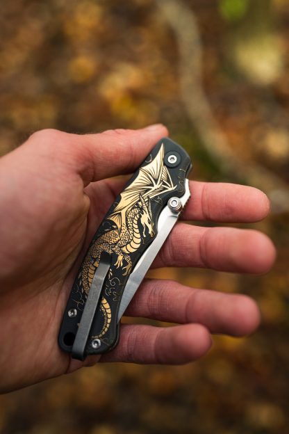 Hoo Knives Dragon - Rise of the Dragon - Engraved - Image 5